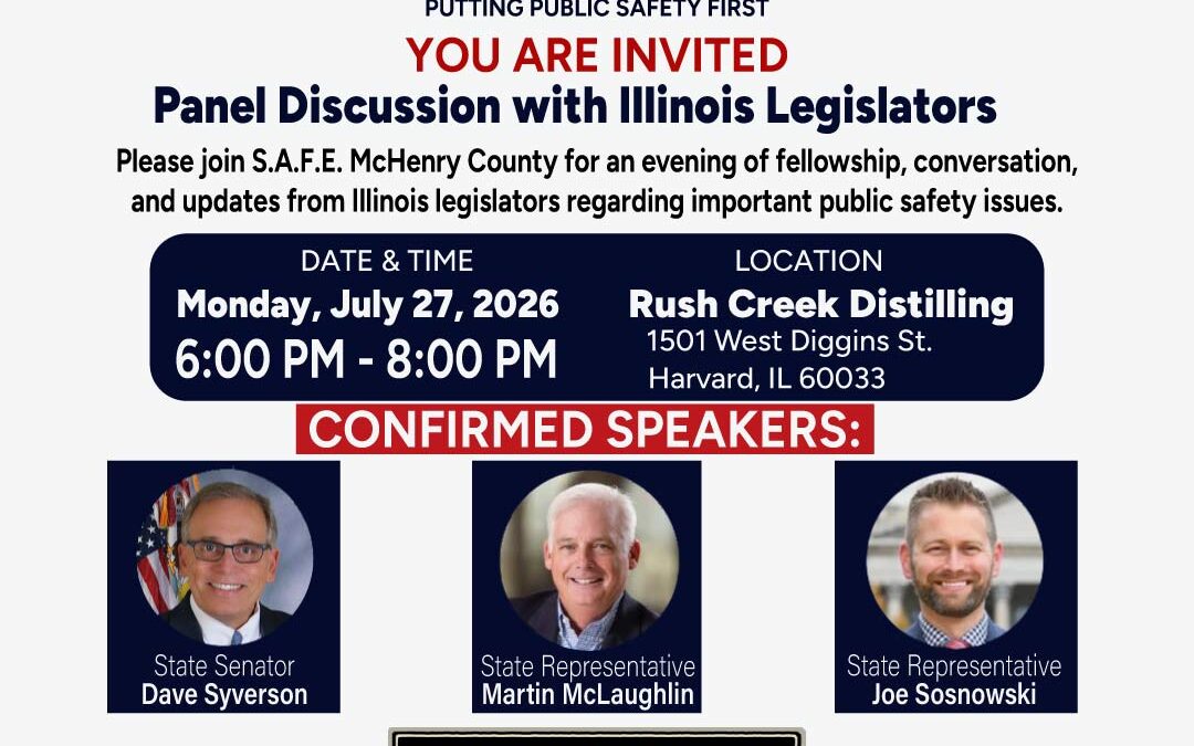 Public Safety Panel Discussion with Legislators